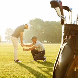 clase de golf de una hora. 1 hour golf lesson