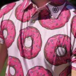 Polo de golf roda donuts