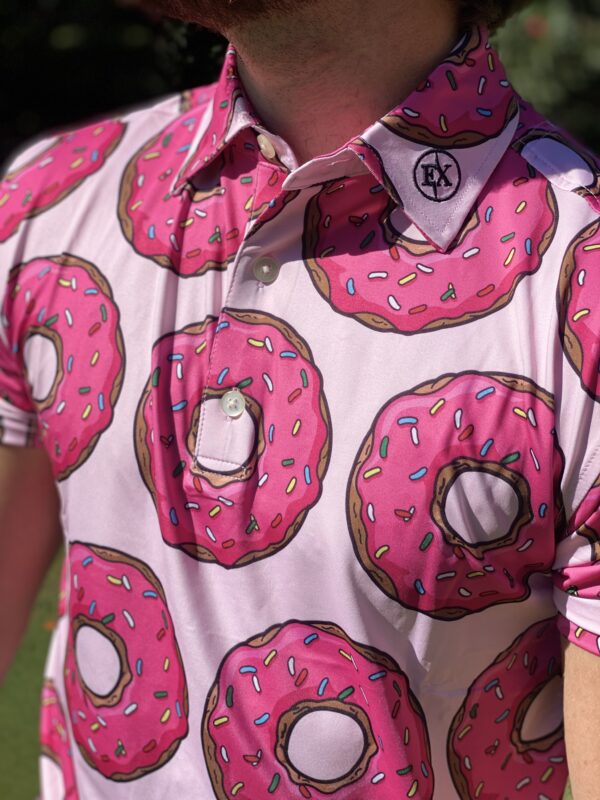 Polo de golf roda donuts