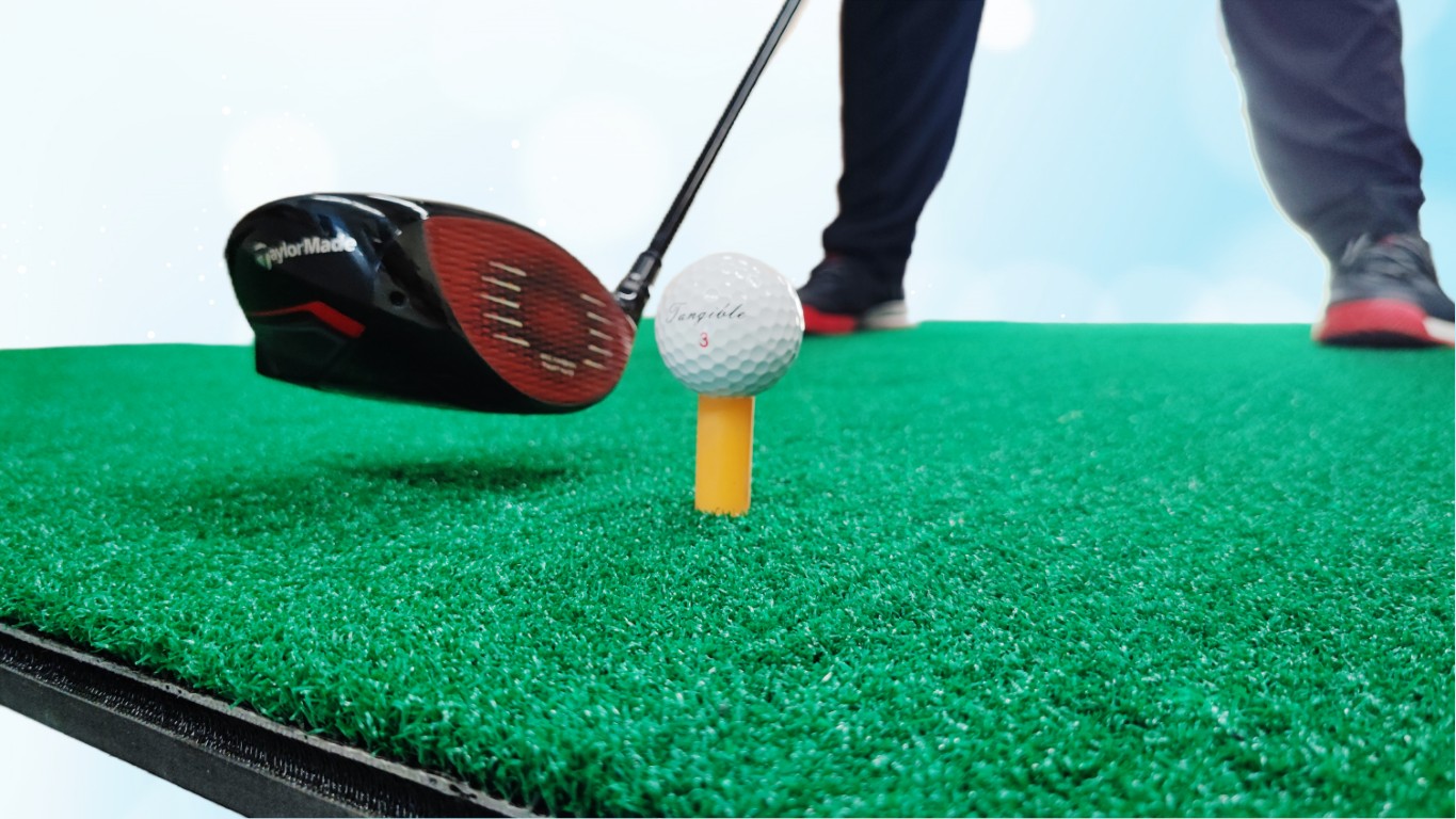 Alfombrilla de golf práctica 3D profesional