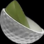 bola de golf 2 piezas