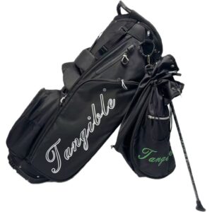 bolsa de golf nylon negra tangible golf